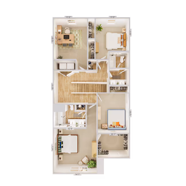 Unit 3329 3329 floor plan